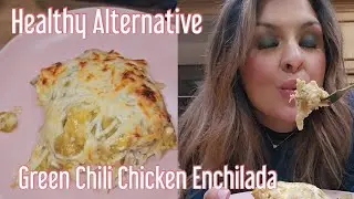 Cauliflower Green Chili Chicken Enchilada Casserole | Recipe | Keto Friendly