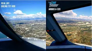 Real life vs Miscrosoft Flight Simulator 2020 | Landing Paphos Intenational Airport | GTX1660 Supper