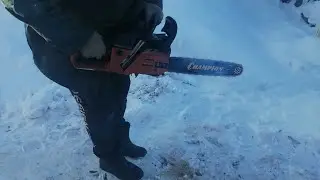 Бензопила затягивает цепь. Причина найдена