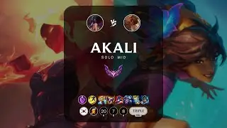 Akali Mid vs Taliyah - KR Master Patch 13.24