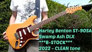 Harley Benton ST-90SA, 2022 - CLEAN Sound - Swamp Ash DLX Series Strat