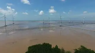 Flight over mangrove forest Vinh Trach Dong, Bac Lieu (13/04/2017)