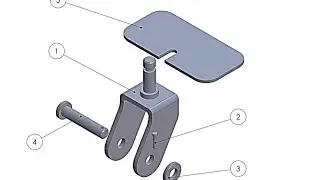 Design and assembly of hook,polt,pin,washer,hook hanger in Solidworks