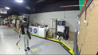 Yarha slow-draw practice and 10m target shoot