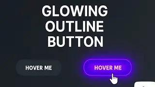 Outline Glowing Button | Html and css |