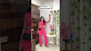 Pinterest Inspo | Day 5 | stylish lounge/ daily wear | Shruti Kothari | Pink Coordset #outfitstyling