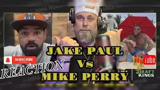FACE OFF INTERVIEW|JAKE PAUL vs MIKE PERRY| THE MMA HOUR| (REACTION)