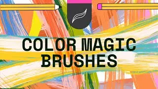 Procreate Brush Demo | Color Magic Procreate Brush Set 42-Pack