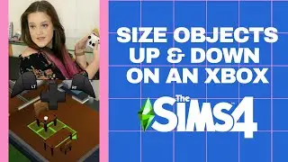 How to size up objects on Xbox in the Sims 4 #Shorts