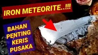 VIRAL !!! IRON METEORITE BAHAN KERIS DI PAMERAN KERIS KOTA MALANG 2024