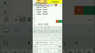 How To Add Space Into Text | Add Space Between Text in Excel