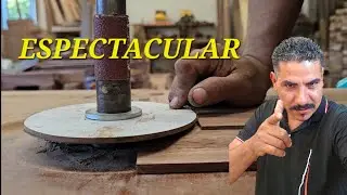INCREÍBLE artefacto para lijar TABLEROS pecho PALOMA 🕊!!! WOODWORKING