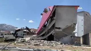 Depremde 1 kişinin öldüğü, 2 binanın yıkıldığı Tufanbeyli’de 79 bina hasarlı çıktı