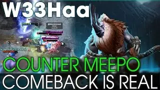 W33 [Magnus] - Comeback is Real - How to Counter Meepo? - Dota 2 Highlights