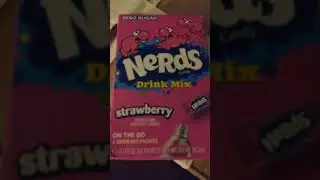 nerds drink mix strawberry 🍓 I give these a 3 out of a 5