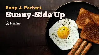 How to make Sunny Side Up Egg | Half Boil Egg Omelette | Egg recipes | Cookd