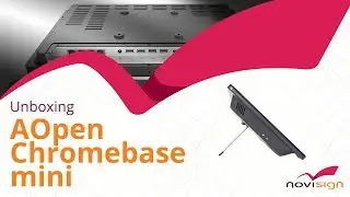 Unboxing AOpen Chromebase mini digital signage tablet