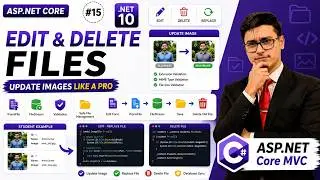 Edit & Delete Files in ASP.NET Core MVC | Update Images & Remove Old Files | .NET 10 | #15