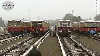 Berliner S-Bahn: alte Züge in Erkner live erleben