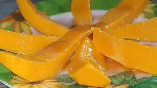 delicioso MANGO 🥭 con sal 🧂limón 🍋 y chile  🌶 😋