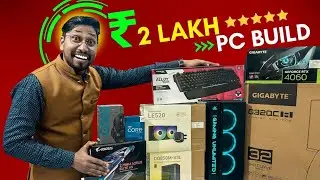 4K Video✨Editing and 4K Gaming PC Build🔥2 Lack PC Build in 2024✅Intel i7 13700k PC Build