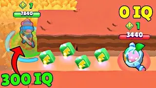300 IQ PRO vs 0 IQ NOOB in Brawl Stars! Wins & Fails 
