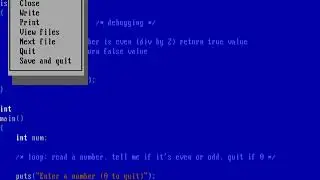 Writing FreeDOS programs in C (functions)
