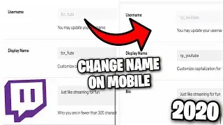 How To Change Your Twitch Name On Mobile 2020! (IOS/Android)