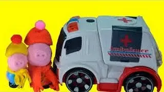 Свинка Пеппа Мультфильм для детей Джордж упал в обморок,играет на детской площадке с Пеппа