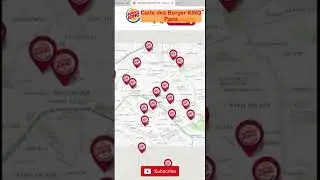 Carte des Burger KING sur Paris