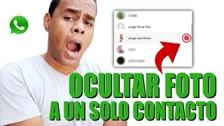 COMO OCULTARLE LA FOTO DE PERFIL A UN SOLO CONTACTO DE WhatsApp