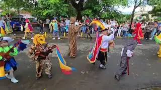 Baile Infantil de los Diablitos. Grupo Continuando Tradiciones. Masaya, Nicaragua.