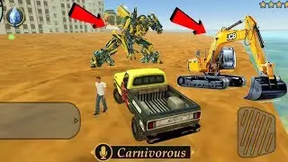 Vegas Crime Simulator - (Transformer Fight JCB Robot) - Destroyed JCB Robot - Gameplay HD