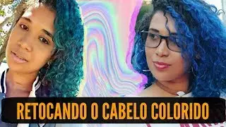 RETOCANDO O AZUL, SEM ESTRAGAR O CABELO