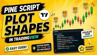 TRADINGVIEW--PINE SCRIPT : PLOT SHAPE AND TEXT | TUTORIAL.