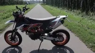 KTM SMCR 690 // LeoVince LV-One Evo // WITH & WITHOUT DB KILLER // Sound