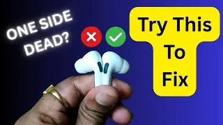 Only One Side of Your Earbuds Working! Try This || TWS One Side Not Working Solve