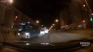 Маршрутка на красный, Омск (22.01.2018)