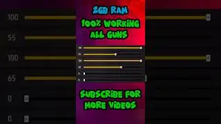 2gb ram best sensitivity free fire max | #freefire #shorts #ffsensitivity #gaming
