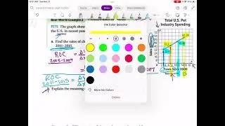 Algebra 3.3A Part 2 Introduction to Rate of change
