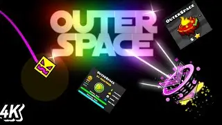 OUTER SPACE fire gauntlet(geometry dash)