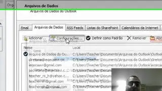 Colocando senha no perfil do Outlook 2010