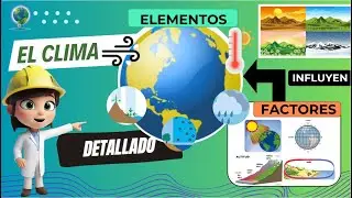 🌦️ EL CLIMA, ELEMENTOS Y FACTORES CLIMÁTICOS (Detallado) | ✅ #climatologia