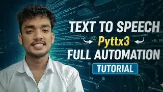 Python Text to Speech Bangla: pyttsx3 Tutorial