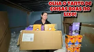 Olha o tanto de coisas boas no lixo dos Estados Unidos! 🇺🇸