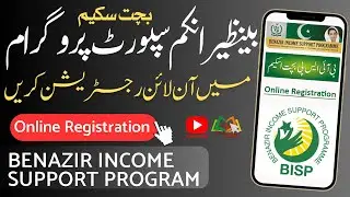 Benazir Income Support Savings Program Online Registration | BISP 8171