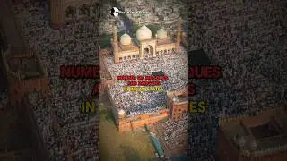 Top 5 States with highest Number of Mosques and Dargahs | #shorts #muslim #mosque #dargah #india