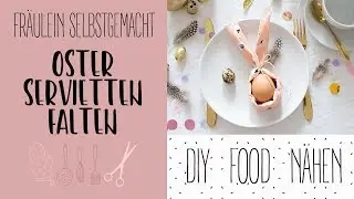 Osterhasen Servietten ganze einfach falten