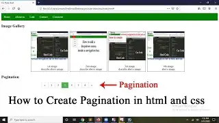 CSS :: How to Create Pagination in html and CSS || Nepali Language