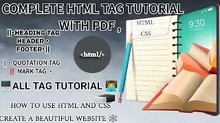 #computer #html heading tag and all tags explain with practical how to use html tag🖥️👨‍💻👨‍💻
